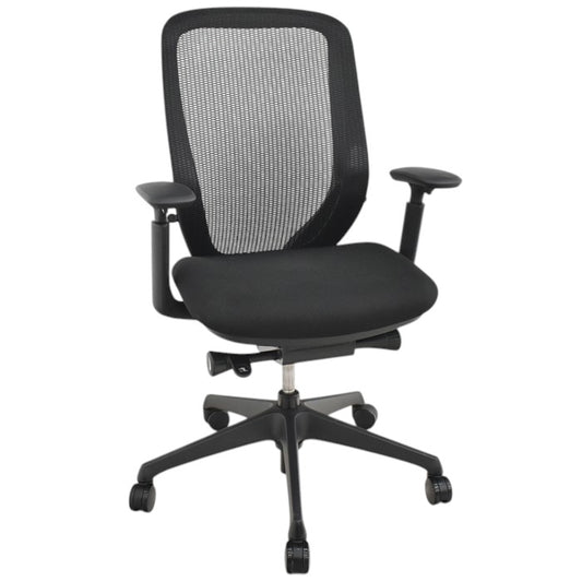 【中古】オカムラ　シルフィー　ハイバック　可動肘　前傾機能　バックカーブアジャスト　2025052302【中古オフィス家具】