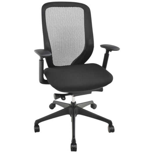 【中古】オカムラ　シルフィー　ハイバック　可動肘　前傾機能　バックカーブアジャスト　2025052303【中古オフィス家具】