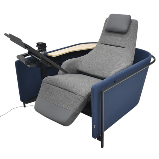 【中古】コクヨ　ドップ　コンパクトタイプ　ワークブース　電動リクライニングチルト　幅2040　2025062103【中古オフィス家具】