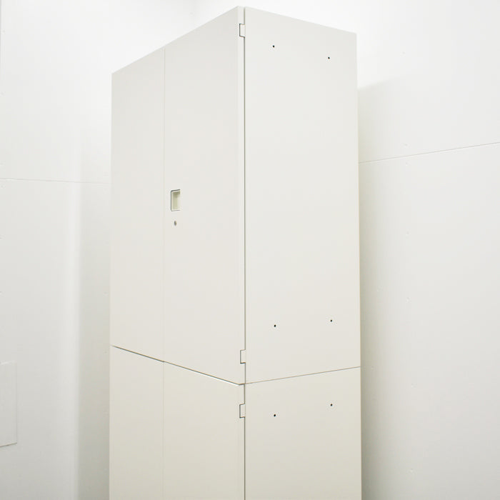 【中古】オカムラ　レクトライン　両開き上下セット　幅900　2025062501【中古オフィス家具】