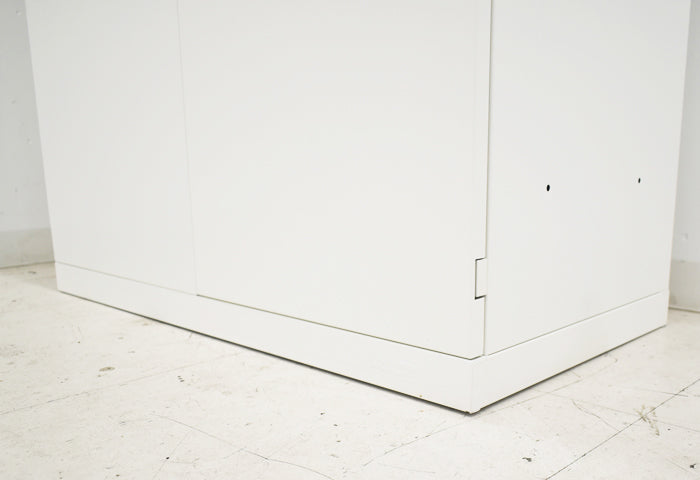 【中古】オカムラ　レクトライン　両開き上下セット　幅900　2025062501【中古オフィス家具】