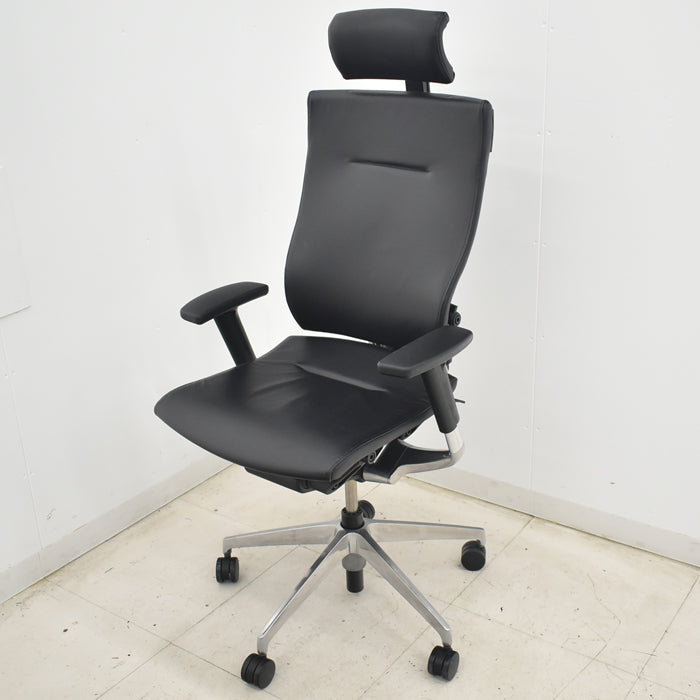 【中古】イトーキ　スピーナ　ヘッドレスト　可動肘　アクティブランバーサポート　ポリッシュ　2025070702【中古オフィス家具】