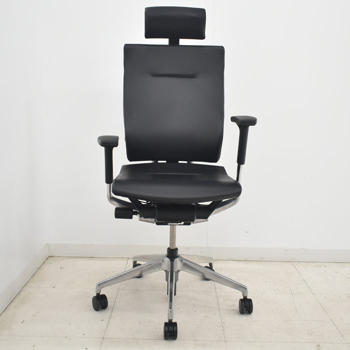 【中古】イトーキ　スピーナ　ヘッドレスト　可動肘　アクティブランバーサポート　ポリッシュ　2025070702【中古オフィス家具】