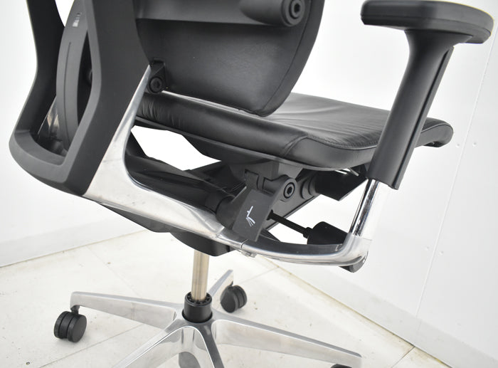 【中古】イトーキ　スピーナ　ヘッドレスト　可動肘　アクティブランバーサポート　ポリッシュ　2025070702【中古オフィス家具】