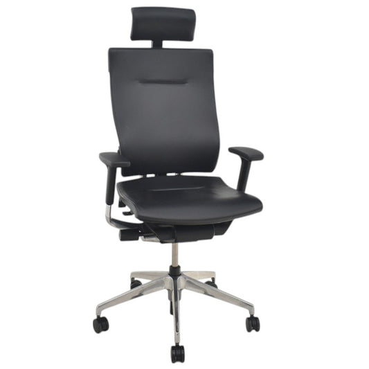 【中古】イトーキ　スピーナ　ヘッドレスト　可動肘　アクティブランバーサポート　ポリッシュ　2025070702【中古オフィス家具】