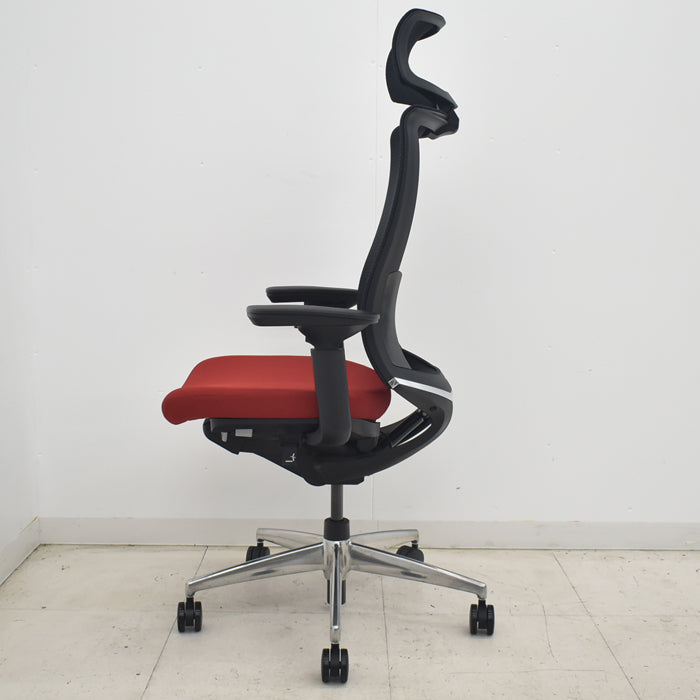 【中古】コクヨ　ベゼル　ヘッドレスト　可動肘　ウェブモーションサポート　2023年製　ポリッシュ　2025070704【中古オフィス家具】