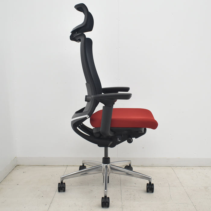 【中古】コクヨ　ベゼル　ヘッドレスト　可動肘　ウェブモーションサポート　2023年製　ポリッシュ　2025070704【中古オフィス家具】