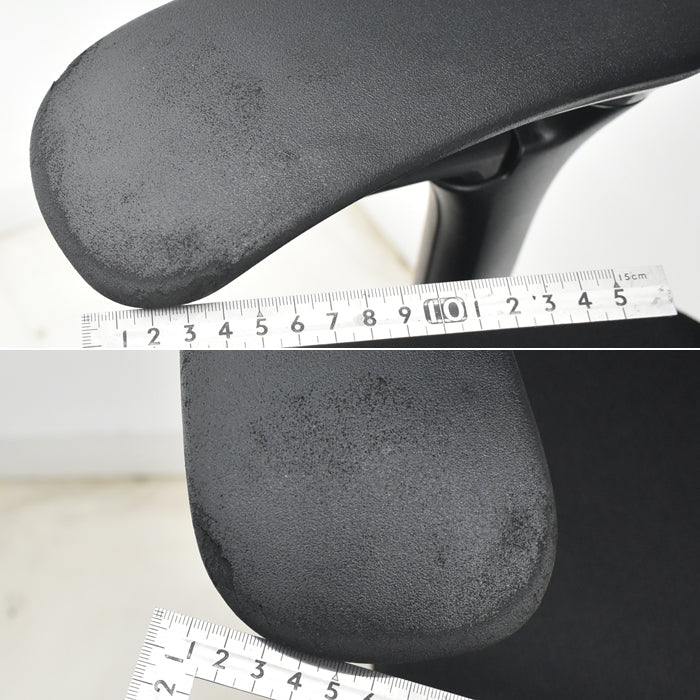 【中古】[難有]オカムラ　コンテッサ　可動肘　ランバーサポート　ポリッシュ　ハンガー　2025070802【中古オフィス家具】