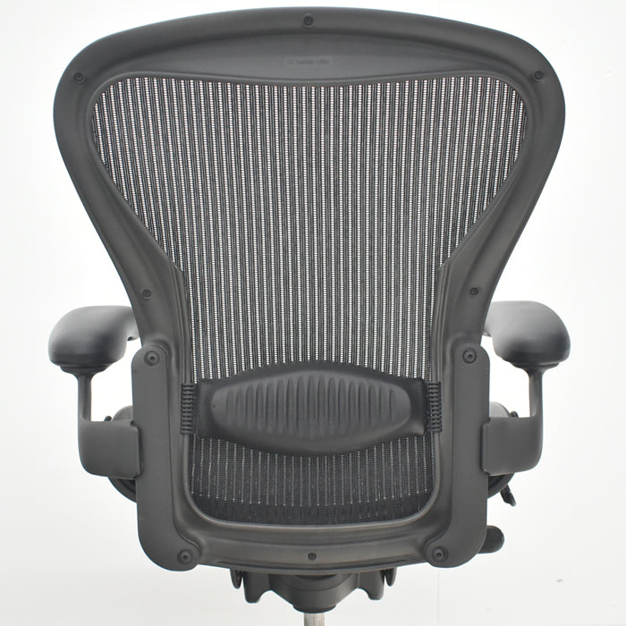 【中古】ハーマンミラー　アーロンチェア　スタンダード　Ｂサイズ　ランバーサポート　2025070908【中古オフィス家具】