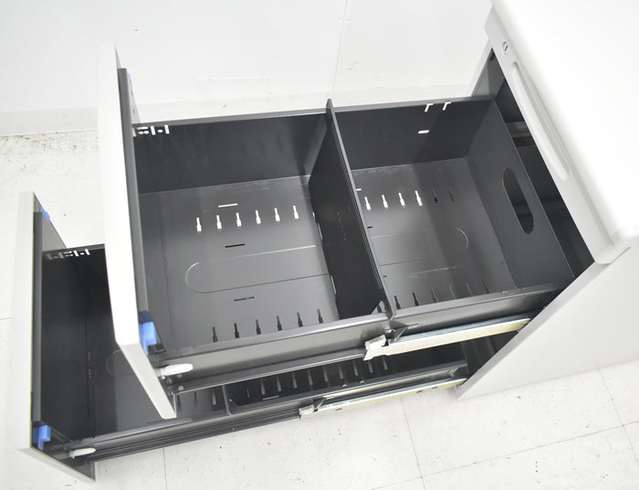 【中古】オカムラ　SD　脇机　スタンダード　下段ロング引き出し　2025071405【中古オフィス家具】