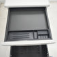 【中古】オカムラ　SD-V　脇机　幅400　2025071406【中古オフィス家具】