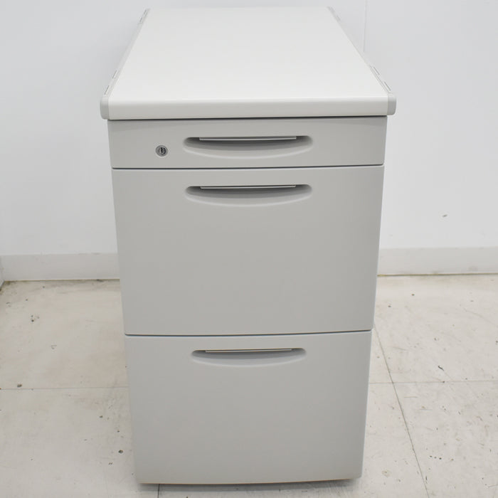 【中古】オカムラ　SD-V　脇机　幅400　2025071407【中古オフィス家具】