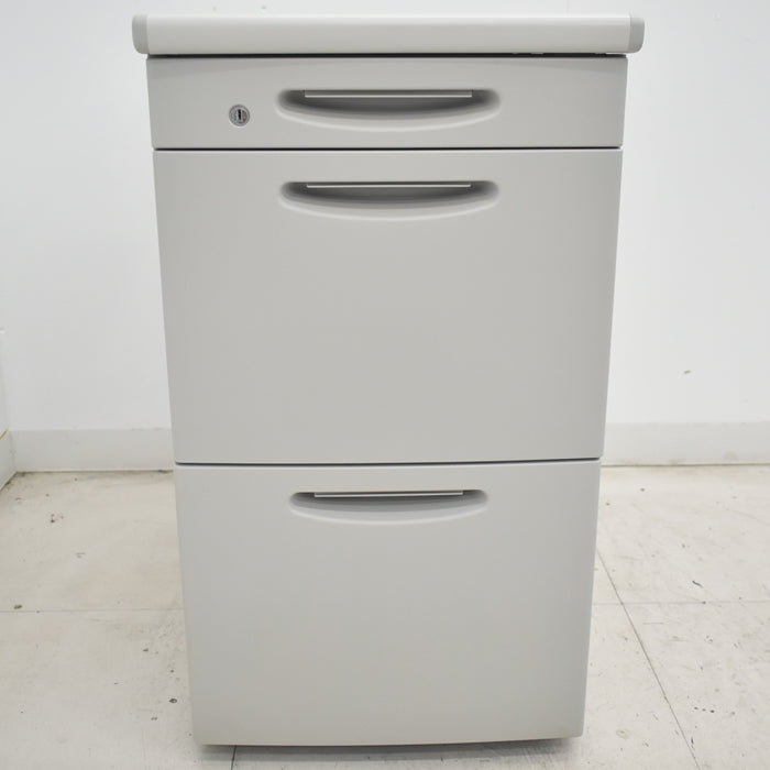 【中古】オカムラ　SD-V　脇机　幅400　2025071407【中古オフィス家具】