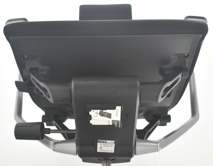 【中古】イトーキ　スピーナ　固定肘　エラストマーバック　可動ヘッドレスト　ハンガー　2025071601【中古オフィス家具】
