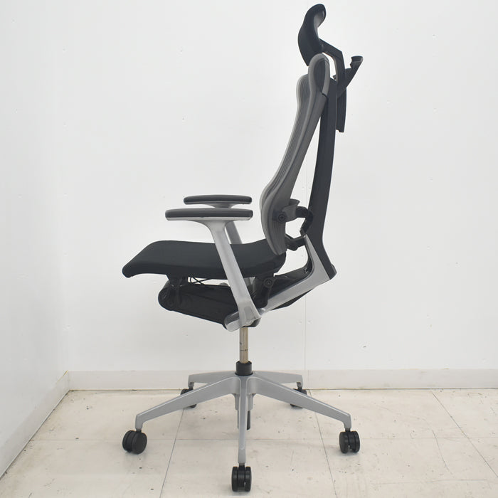 【中古】イトーキ　スピーナ　固定肘　エラストマーバック　可動ヘッドレスト　ハンガー　2025071601【中古オフィス家具】