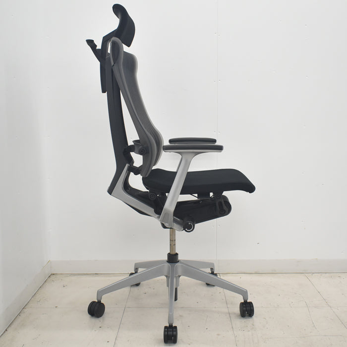 【中古】イトーキ　スピーナ　固定肘　エラストマーバック　可動ヘッドレスト　ハンガー　2025071601【中古オフィス家具】
