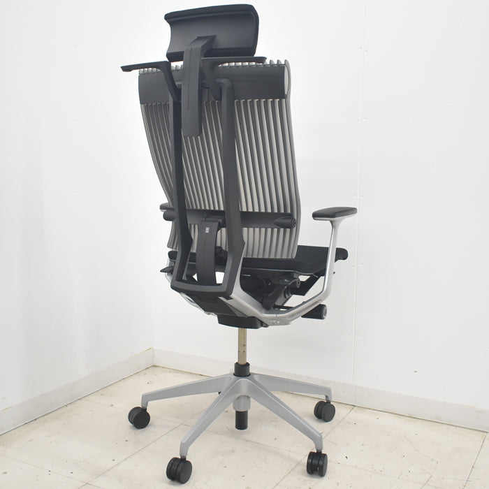 【中古】イトーキ　スピーナ　固定肘　エラストマーバック　可動ヘッドレスト　ハンガー　2025071601【中古オフィス家具】