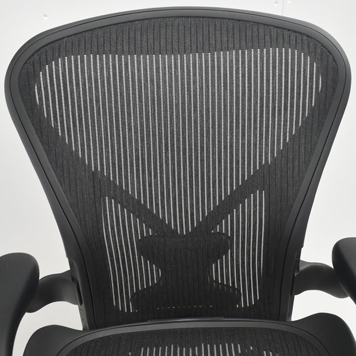 Herman Miller アーロンチェア Bタイプ 固定肘 中古】アーロンチェア Herman Miller/ハーマンミラー 肘付