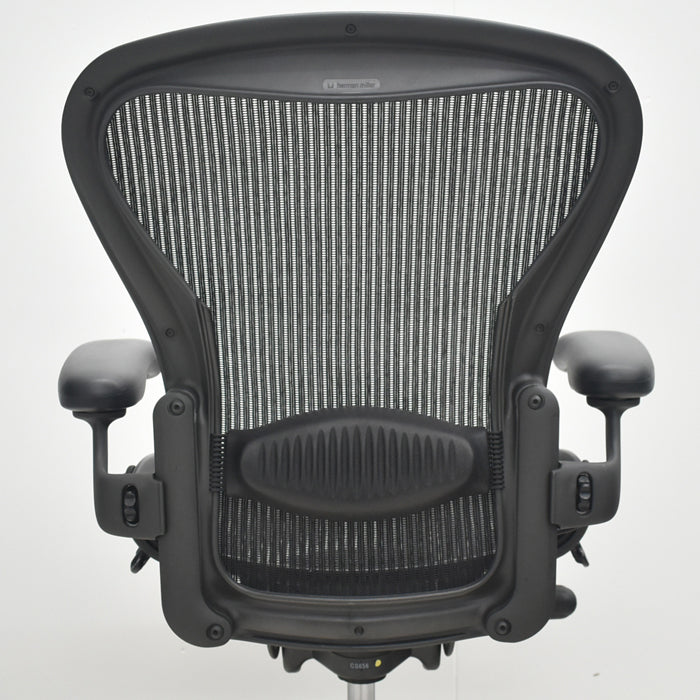 【中古】ハーマンミラー　アーロンチェア　Bサイズ　フル装備　ランバーサポート　2025071905【中古オフィス家具】