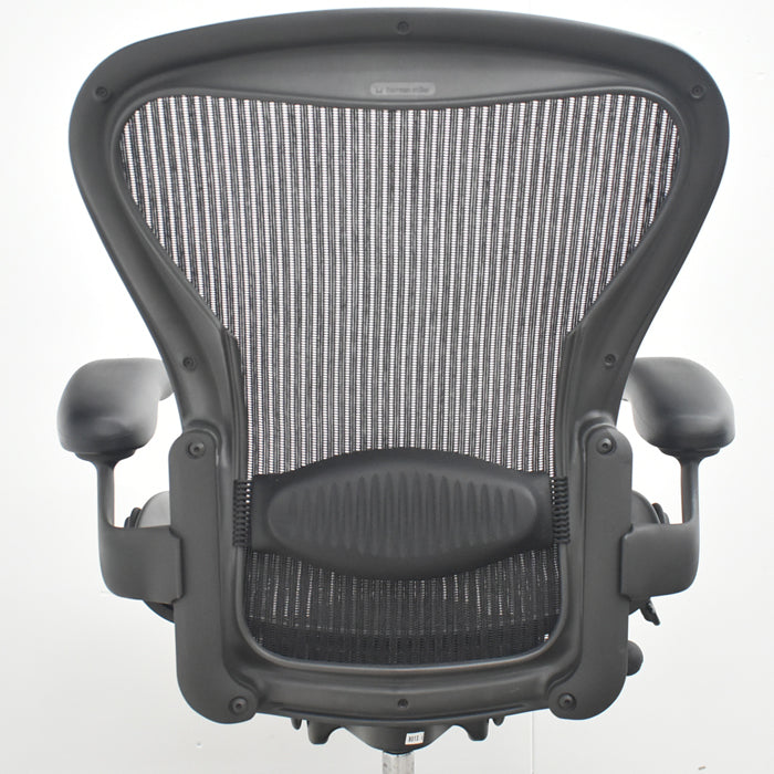【中古】ハーマンミラー　アーロンチェア　スタンダード　Ｂサイズ　ランバーサポート　2025071909【中古オフィス家具】
