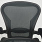 【中古】ハーマンミラー　アーロンチェア　Bサイズ　フル装備　ランバーサポート　ハンガー　2025072203【中古オフィス家具】