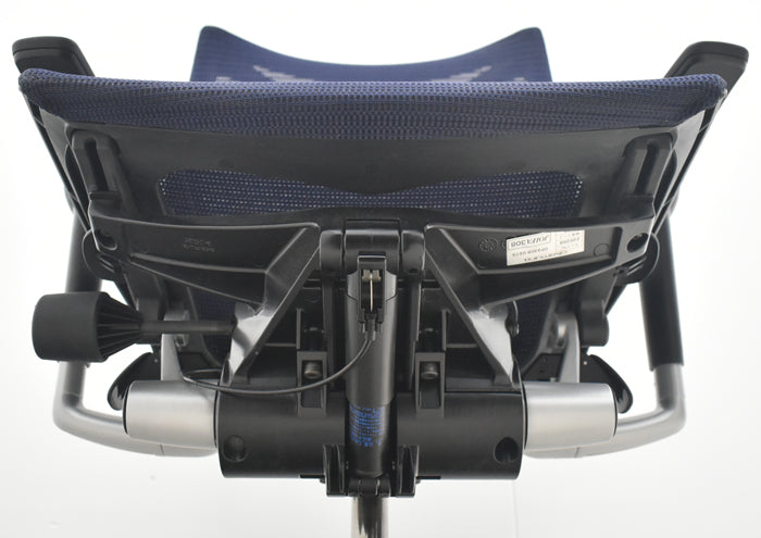 【中古】オカムラ　バロン　ローバック　可動肘　シルバー脚　2025072303【中古オフィス家具】