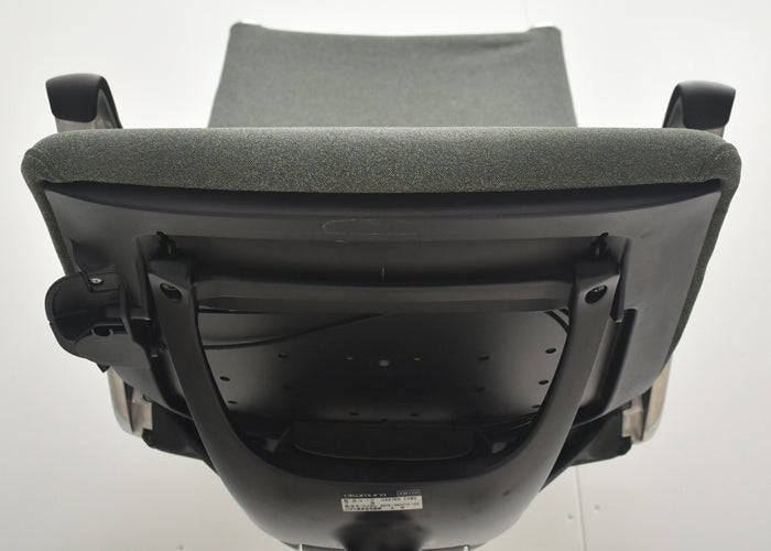 【中古】オカムラ　モードチェア　ハイバック　固定肘　ポリッシュ　2025072805【中古オフィス家具】
