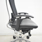 【中古】オカムラ　コンテッサ　可動肘　ランバーサポート　ポリッシュ　革張り　2025073001【中古オフィス家具】
