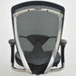 【中古】オカムラ　コンテッサ　可動肘　ランバーサポート　ポリッシュ　革張り　2025073004【中古オフィス家具】