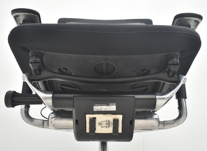 【中古】オカムラ　コンテッサ　可動肘　ランバーサポート　ポリッシュ　2025073005【中古オフィス家具】