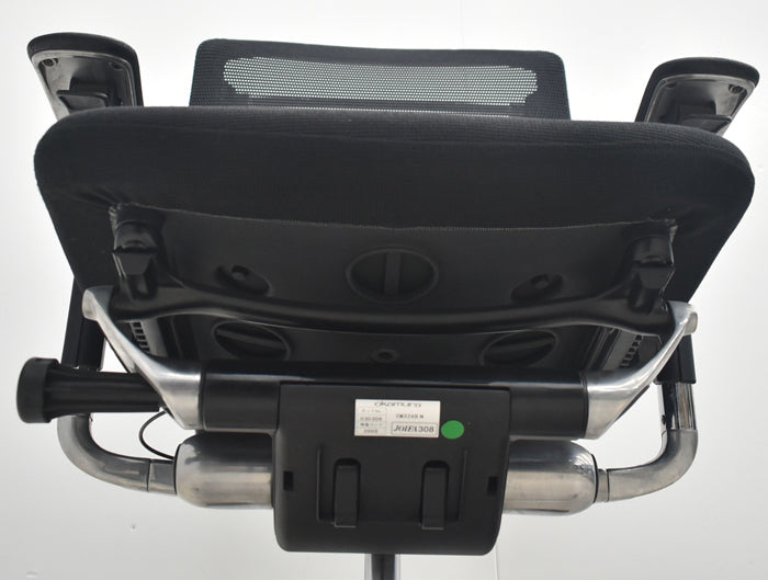 【中古】オカムラ　コンテッサ　可動肘　ランバーサポート　ポリッシュ　2025073006【中古オフィス家具】