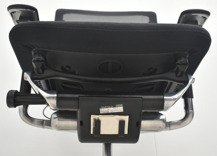 【中古】オカムラ　コンテッサ　可動肘　ランバーサポート　ポリッシュ　2025073007【中古オフィス家具】