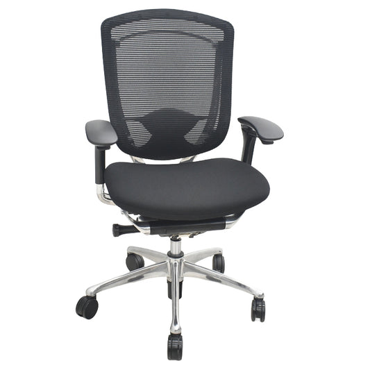 【中古】オカムラ　コンテッサ　可動肘　ランバーサポート　ポリッシュ　2025073007【中古オフィス家具】