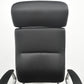 【中古】オカムラ　デューク　エクストラハイバック　可動ヘッドレスト　固定肘　アルミポリッシュ　ランバーサポート　革張り　2025073104【中古オフィス家具】