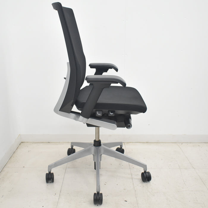 【中古】イトーキ　ヴェント　ハイバック　可動肘　オートマチックランバーテンション　シルバー脚　2025080101【中古オフィス家具】
