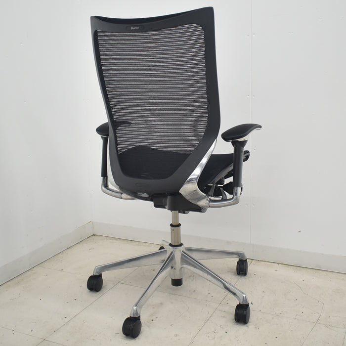 【中古】オカムラ　バロン　ハイバック　可動肘　ポリッシュ　2025080205【中古オフィス家具】