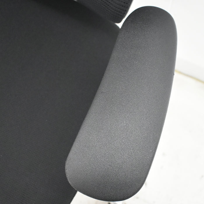 【中古】オカムラ　コンテッサ　可動肘　ランバーサポート　ポリッシュ　2025080506【中古オフィス家具】