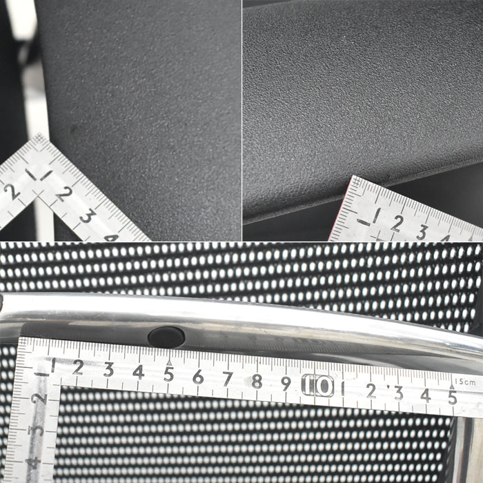 【中古】オカムラ　コンテッサ　可動肘　ランバーサポート　ポリッシュ　2025080506【中古オフィス家具】