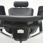 【中古】エルゴヒューマン　ベーシック　可動肘　ヘッドレスト　ポリッシュ　革張り　2025080801【中古オフィス家具】