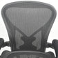 【中古】ハーマンミラー アーロンチェア　Bサイズ　フル装備　ポスチャーフィット　肘レバータイプ　2025081603【中古オフィス家具】
