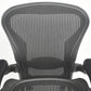【中古】ハーマンミラー　アーロンチェア　Aサイズ　フル装備　ランバーサポート　肘レバータイプ　2025081801【中古オフィス家具】