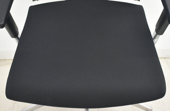 【中古】イトーキ　スピーナ　可動肘　エラストマーバック　ランバーサポート　ポリッシュ　2025081804【中古オフィス家具】