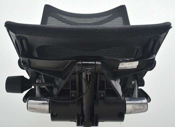 【中古】オカムラ　バロン　ローバック　肘なし　ポリッシュ　2025081806【中古オフィス家具】