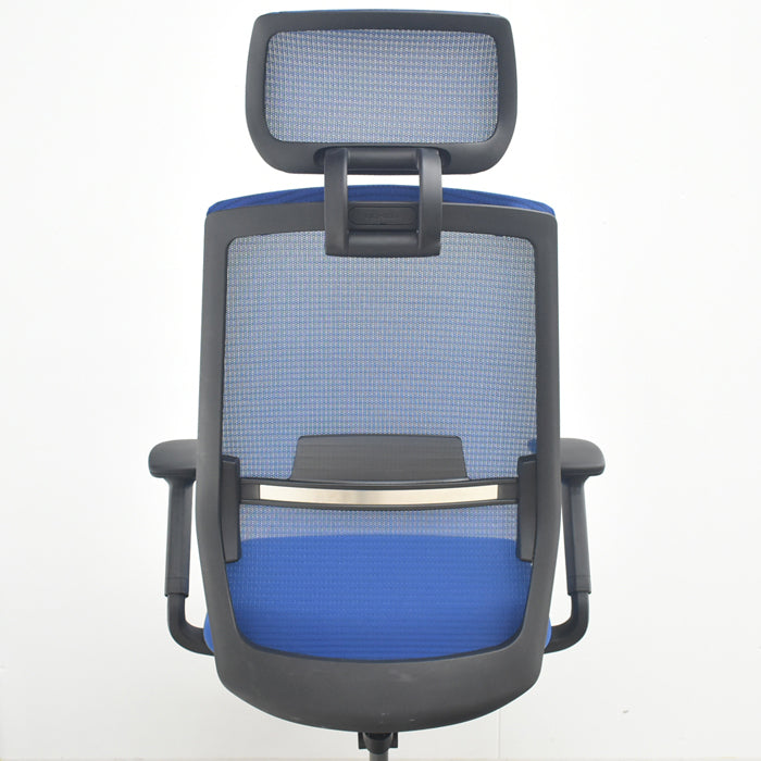 【中古】ウチダ　セレッツァ　ヘッドレスト・可動肘付　ランバーサポート　2018年製　2025082802【中古オフィス家具】