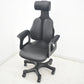 【中古】デュオレスト　CHAIRMAN　ハイバック　ヘッドレスト　固定肘　革張り　2025090105【中古オフィス家具】