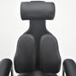 【中古】デュオレスト　CHAIRMAN　ハイバック　ヘッドレスト　固定肘　革張り　2025090105【中古オフィス家具】