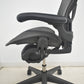 【中古】ハーマンミラー　アーロンチェア　フル装備　Ｂサイズ　ポスチャーフィット　肘レバータイプ　2025090107【中古オフィス家具】