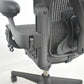 【中古】ハーマンミラー　アーロンチェア　フル装備　Ｂサイズ　ポスチャーフィット　肘レバータイプ　2025090107【中古オフィス家具】