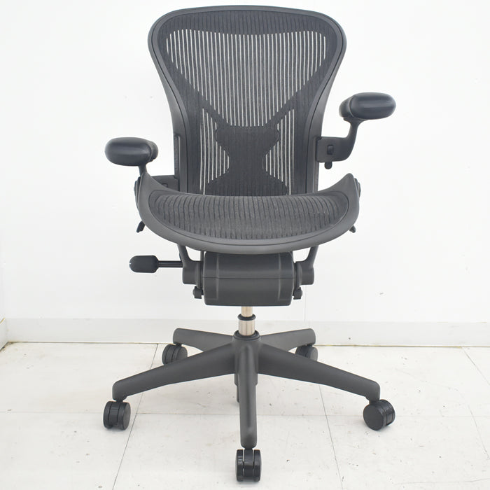 【中古】ハーマンミラー　アーロンチェア　Aサイズ　フル装備　ポスチャーフィット　2025090201【中古オフィス家具】
