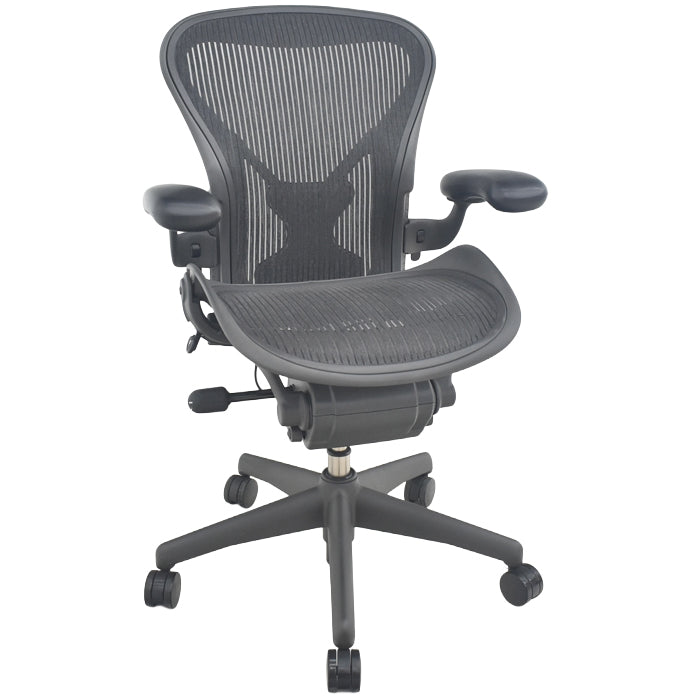 【中古】ハーマンミラー　アーロンチェア　Aサイズ　フル装備　ポスチャーフィット　2025090201【中古オフィス家具】